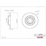 Order Rear Disc Brake Rotor by ULTRA - AU284 For Your Vehicle