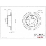 Order Rear Disc Brake Rotor by ULTRA - BM739 For Your Vehicle
