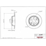 Order Rear Disc Brake Rotor by ULTRA - HO587 For Your Vehicle