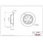 Order Rear Disc Brake Rotor by ULTRA - HO593 For Your Vehicle