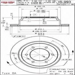 Order Rear Disc Brake Rotor by ULTRA - IS993 For Your Vehicle