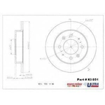 Order Rear Disc Brake Rotor by ULTRA - KI951 For Your Vehicle