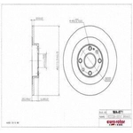 Order Rear Disc Brake Rotor by ULTRA - MA871 For Your Vehicle