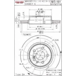 Order Rear Disc Brake Rotor by ULTRA - ME181 For Your Vehicle