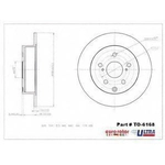 Order Rear Disc Brake Rotor by ULTRA - TO6168 For Your Vehicle