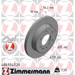 Order ZIMMERMANN - 400.5547.20 - Brake Rotor For Your Vehicle