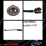 Order Fil du capteur de plaquette arrière by CENTRIC PARTS - 116.35011 For Your Vehicle