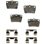 Order AGNA BRAKES - PLD1051CM - Rear Disc Brake Pad Set For Your Vehicle