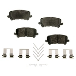 Order AGNA BRAKES - PLD1724CM - Rear Disc Brake Pad Set For Your Vehicle