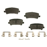 Order AGNA BRAKES - PLD1806CMF - Rear Disc Brake Pad Set For Your Vehicle