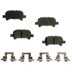 Order AGNA BRAKES - PLD828CM - Rear Disc Brake Pad Set For Your Vehicle