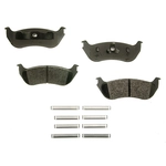 Order AGNA BRAKES - PLD881CM - Rear Disc Brake Pad Set For Your Vehicle