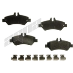 Order Rear Disc Pads by AGNA BRAKES - PXD1317A For Your Vehicle