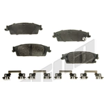 Purchase Rear Disc Pads by AGNA BRAKES - PXD1707