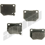 Order Rear Disc Pads by AGNA BRAKES - PXD461 For Your Vehicle