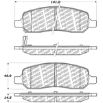 Order Rear Disc Pads by CENTRIC PARTS - 500.11720 For Your Vehicle