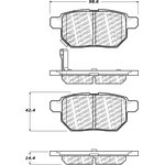 Order Rear Disc Pads by CENTRIC PARTS - 500.13540 For Your Vehicle