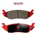 Order Rear Disc Pads by EUROROTOR - XD898H For Your Vehicle