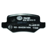 Order HELLA PAGID - 355012131 - Rear Disc Pads For Your Vehicle