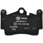 Order HELLA PAGID - 355018711 - Rear Disc Pads For Your Vehicle