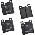 Order HELLA PAGID - 355042761 - Disc Brake Pad Set For Your Vehicle
