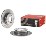 Order Rear Drilled Rotor by BREMBO - 08.5178.3X For Your Vehicle