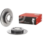Order Rear Drilled Rotor by BREMBO - 08.9136.1X For Your Vehicle
