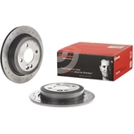 Order Rear Drilled Rotor by BREMBO - 08.9163.1X For Your Vehicle