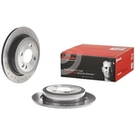 Order Rear Drilled Rotor by BREMBO - 08.9163.2X For Your Vehicle
