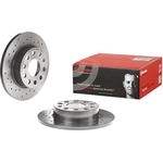 Order Rear Drilled Rotor by BREMBO - 08.9488.1X For Your Vehicle