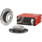 Order Rear Drilled Rotor by BREMBO - 08.9502.1X For Your Vehicle