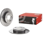 Order Rear Drilled Rotor by BREMBO - 08.A147.1X For Your Vehicle