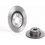 Order Rear Drilled Rotor by BREMBO - 08.B413.1X For Your Vehicle