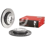 Order Rear Drilled Rotor by BREMBO - 09.7702.1X For Your Vehicle