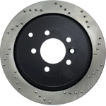 Order Rear Drilled Rotor by CENTRIC PARTS - 128.22010L For Your Vehicle
