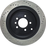Rear Drilled Rotor by CENTRIC PARTS - 128.22010R