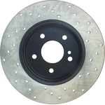 Order Rear Drilled Rotor by CENTRIC PARTS - 128.35034R For Your Vehicle
