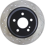 Order Rear Drilled Rotor by CENTRIC PARTS - 128.35087L For Your Vehicle
