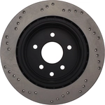 Rear Drilled Rotor by CENTRIC PARTS - 128.42088R