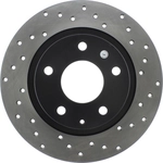 Order CENTRIC PARTS - 128.45085L - Rear Drilled Rotor For Your Vehicle