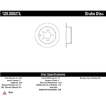 Order Rear Drilled Rotor by CENTRIC PARTS - 128.50027L For Your Vehicle