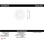 Order Rear Drilled Rotor by CENTRIC PARTS - 128.50027R For Your Vehicle