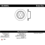 Order Rear Drilled Rotor by CENTRIC PARTS - 128.66065L For Your Vehicle