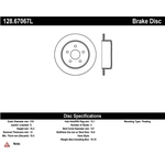 Order Rear Drilled Rotor by CENTRIC PARTS - 128.67067L For Your Vehicle