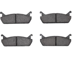 Order Rear High Performance Pads by DYNAMIC FRICTION COMPANY - 1115-0458-00 For Your Vehicle