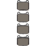 Order Rear High Performance Pads by DYNAMIC FRICTION COMPANY - 1115-0961-00 For Your Vehicle