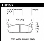 Order Plaquette de Frein arriére haute performance de HAWK PERFORMANCE - HB157N.484 For Your Vehicle