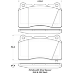 Order Plaquette de Frein arriére haute performance de STOPTECH - 308.10010 For Your Vehicle