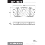 Order Plaquette de Frein arriére haute performance par STOPTECH - 309.11851 For Your Vehicle
