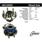 Order Rear Hub Assembly by CENTRIC PARTS - 402.62000 For Your Vehicle